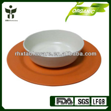 bamboo fiber dinnerware set